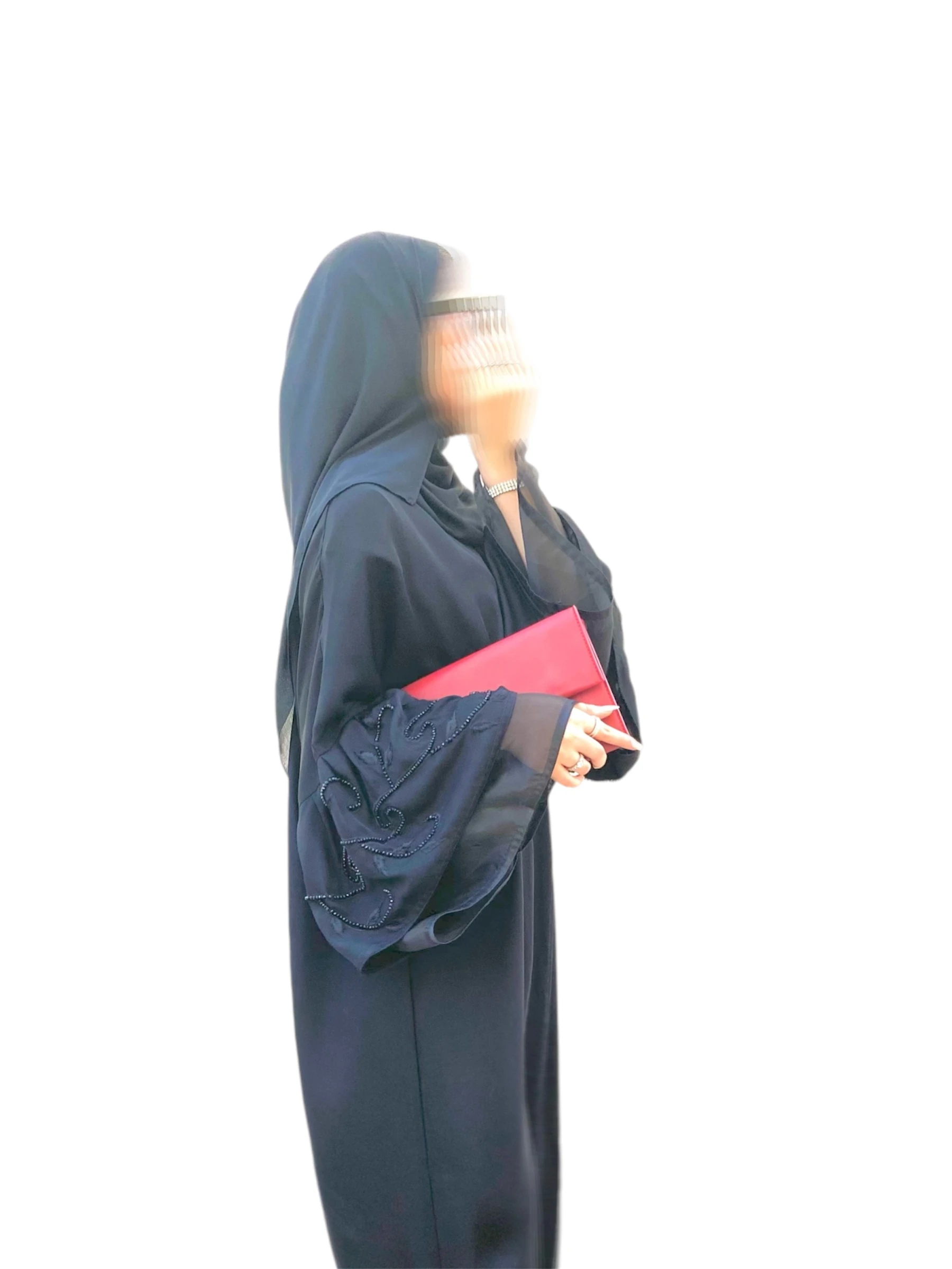 A practical, plain abaya