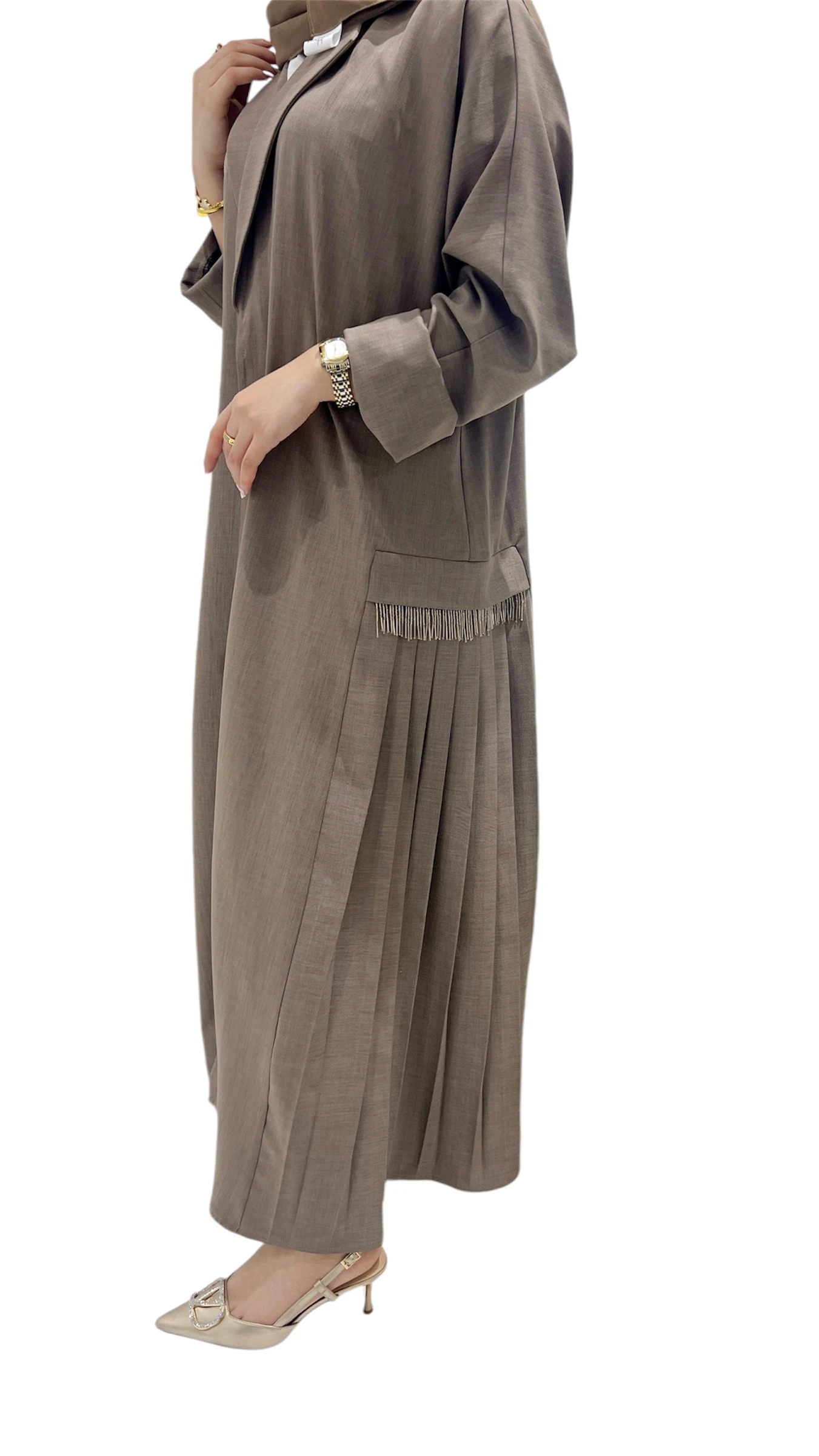 Elegant and soft abaya